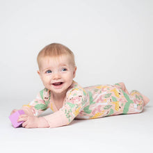 Load image into Gallery viewer, Grow with Me '2-Way' Zipper Romper - Giraffe - PARK STORY