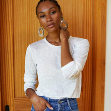 Load image into Gallery viewer, Emerson Crewneck - White Linen - PARK STORY