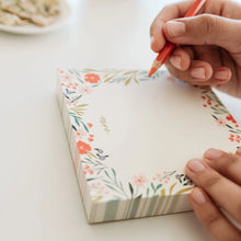 Load image into Gallery viewer, Floral Notes Block Notepad - PARK STORY