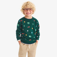 Load image into Gallery viewer, Kids sweatshirt in Woodland Friends - PARK STORY