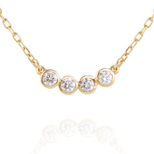Load image into Gallery viewer, Four Diamond Necklace - PARK STORY