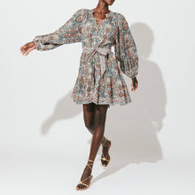 Load image into Gallery viewer, Gabriela Printed Mini Dress - PARK STORY