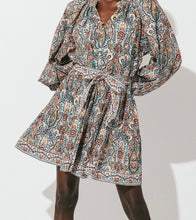 Load image into Gallery viewer, Gabriela Printed Mini Dress - PARK STORY