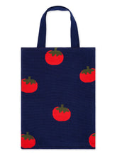 Load image into Gallery viewer, All Over Tomato Tote Bag (Navy) - PARK STORY