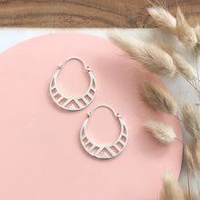 Load image into Gallery viewer, Spectra Hoops (silver & gold) - PARK STORY