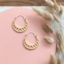 Load image into Gallery viewer, Spectra Hoops (silver & gold) - PARK STORY