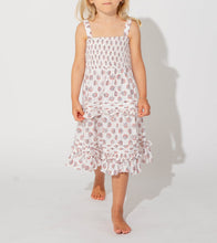 Load image into Gallery viewer, LITTLES ABIGAIL DRESS | BELIZE BLOSSOM - PARK STORY