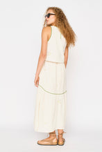 Load image into Gallery viewer, Santanyi Tank in Lime Jamdani - PARK STORY