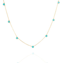Load image into Gallery viewer, Turquoise Station Necklace - PARK STORY