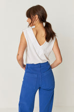 Load image into Gallery viewer, Double V Neck Sleeveless Tee - PARK STORY