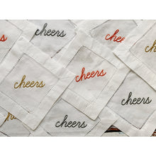 Load image into Gallery viewer, Cheers Cocktail Napkin (set of 4) - PARK STORY