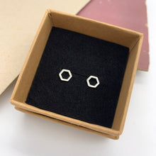 Load image into Gallery viewer, 6 Sided Stud Earrings - PARK STORY