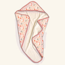 Load image into Gallery viewer, Bloom Reversible Baby Hooded Towel (Organic Cotton) - PARK STORY