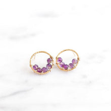 Load image into Gallery viewer, Round Gemstone Pixie Posts - PARK STORY