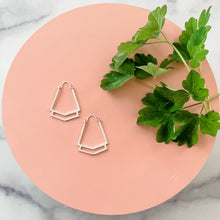 Load image into Gallery viewer, Cleo Hoops (silver & gold) - PARK STORY