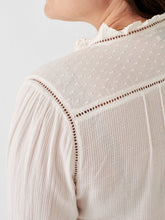 Load image into Gallery viewer, Willa Top (White & Carmine) - PARK STORY