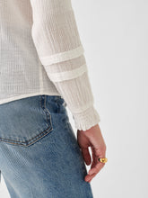 Load image into Gallery viewer, Willa Top (White & Carmine) - PARK STORY