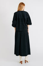 Load image into Gallery viewer, Somerset Blouse in Black Eyelet - PARK STORY