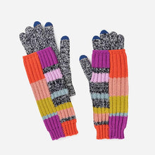 Load image into Gallery viewer, Patchwork Stripe 2-in-1 Armwarmer - PARK STORY