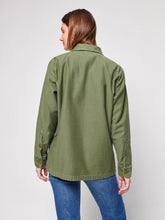 Load image into Gallery viewer, Savannah Cotton Overshirt - Fatigue - PARK STORY