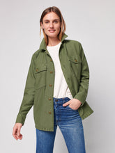 Load image into Gallery viewer, Savannah Cotton Overshirt - Fatigue - PARK STORY