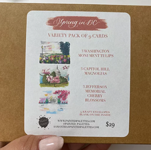 Load image into Gallery viewer, Box Set of 9 Watercolor Greeting Cards - PARK STORY