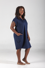 Load image into Gallery viewer, Athena Sleeveless Dress in Blue - PARK STORY