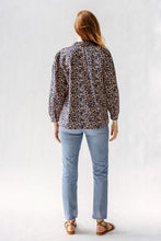 Load image into Gallery viewer, Venice Tie Neck Blouse in Bonfire - PARK STORY