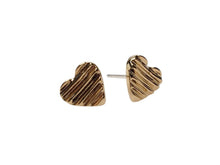 Load image into Gallery viewer, Heart Studs (silver & gold) - PARK STORY
