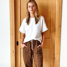 Load image into Gallery viewer, Vintage Leopard Drawstring Pant - PARK STORY