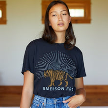Load image into Gallery viewer, Tiger Tee (Ivory & Smoke) - PARK STORY