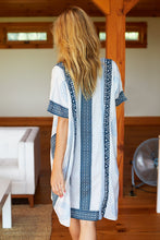 Load image into Gallery viewer, Short Caftan in Cerulean - PARK STORY