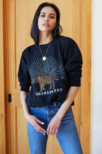 Load image into Gallery viewer, Tiger Sweatshirt (Black and Grey) - PARK STORY