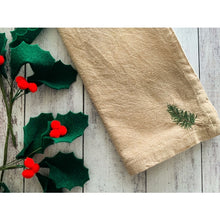Load image into Gallery viewer, Winter Bough Natural Cotton Cloth Napkins (set of 4) - PARK STORY