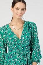Load image into Gallery viewer, Wrap Top in Lily Print (Size L) - PARK STORY