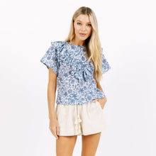 Load image into Gallery viewer, Bergen Blouse in Bluebonnet - PARK STORY