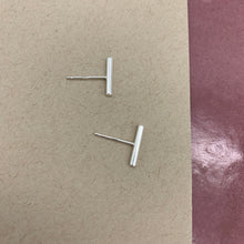 Load image into Gallery viewer, Bar Post Stud Earrings - PARK STORY