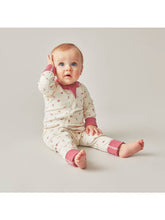 Load image into Gallery viewer, Winter Rose Zip Romper
