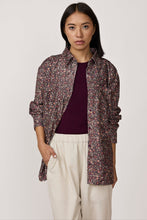 Load image into Gallery viewer, Boyfriend Shirt - Floral Corduroy - PARK STORY
