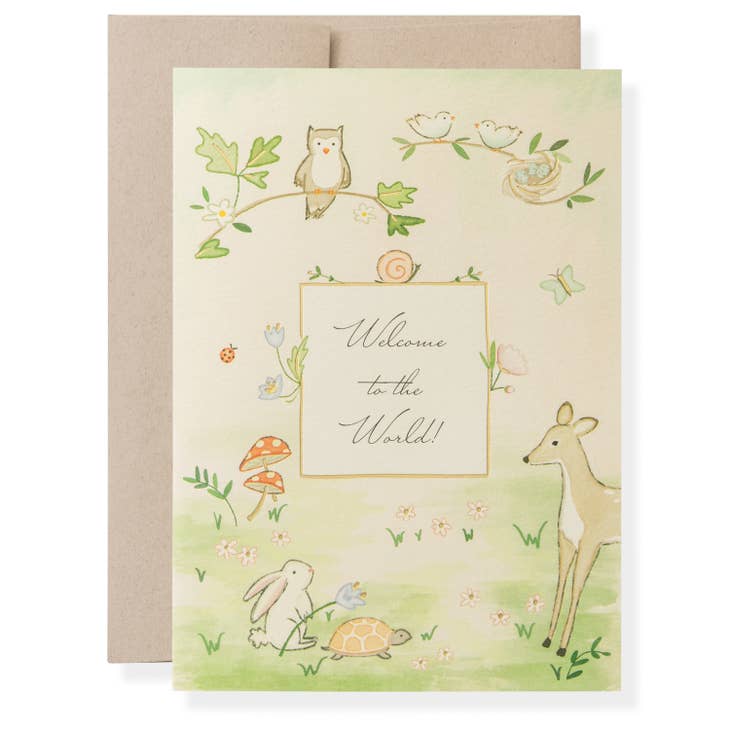 Woodland Baby Greeting Card - PARK STORY