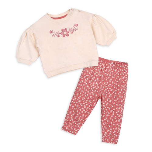 Bloom Floral Baby Sweatshirt & Legging Set - PARK STORY