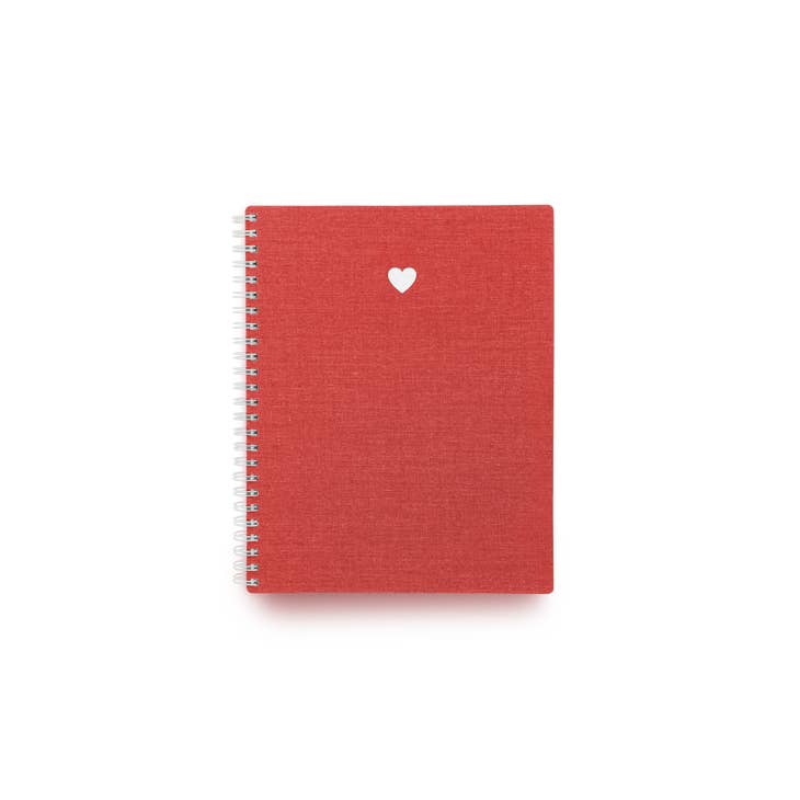 Limited Edition: Heart Workbook in Strawberry Red