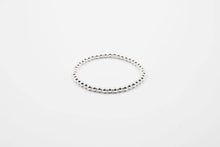 Load image into Gallery viewer, Sterling Silver Beaded Bracelet (multiple sizes available)
