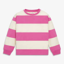 Load image into Gallery viewer, Kids Long Sleeve Easy Tee -- Rugby Stripe - PARK STORY
