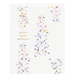 Happy Birthday Confetti Greeting Card - PARK STORY