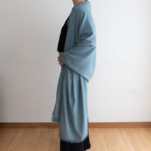 Load image into Gallery viewer, Silk Noil Wrap Scarf - PARK STORY
