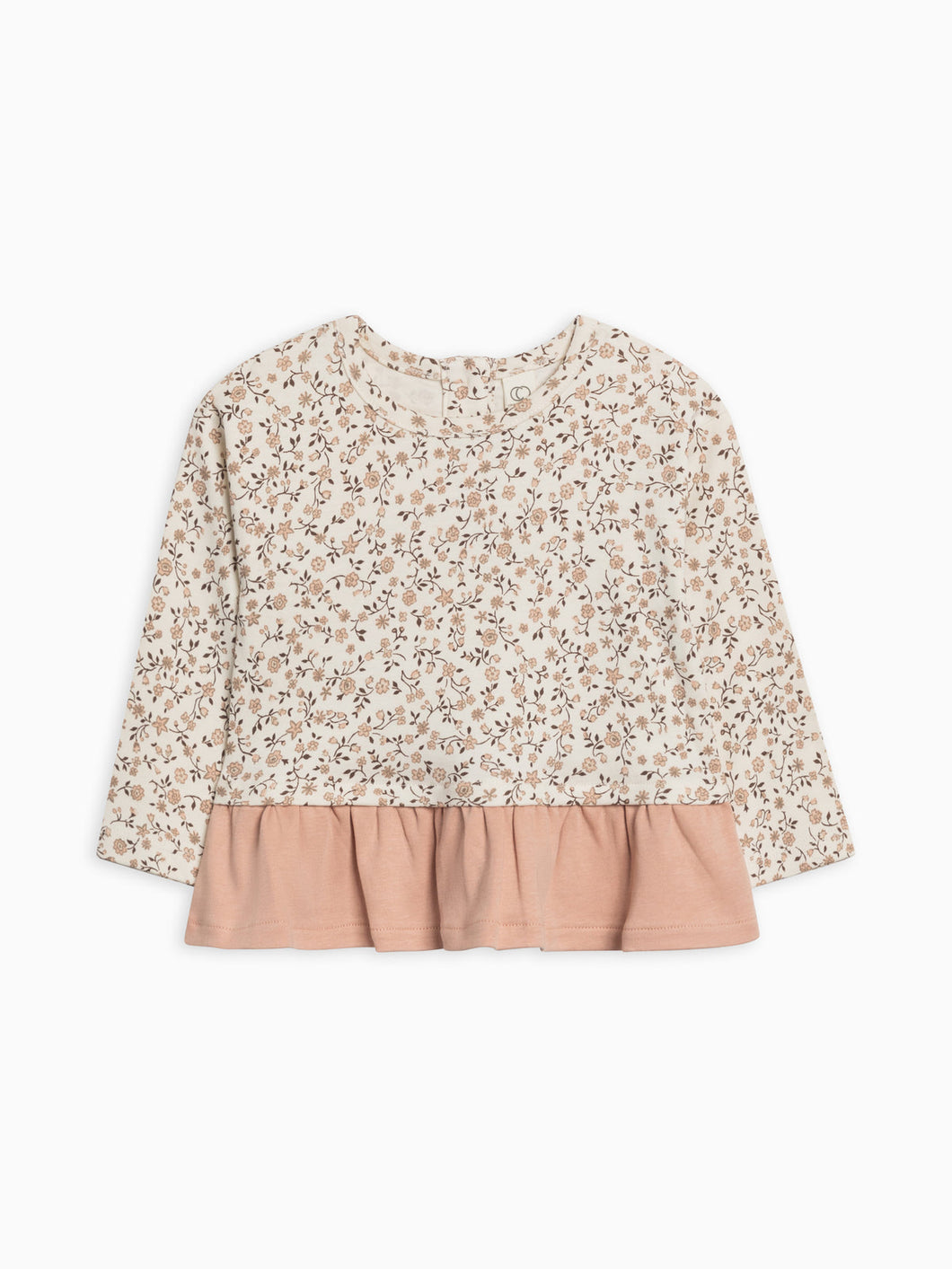 Lily Long Sleeve Ruffle Hem Top - PARK STORY