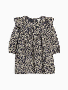 Mika Armhole Ruffle Long Sleeve Dress - PARK STORY