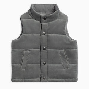 Idris Corduroy Snap Vest - PARK STORY