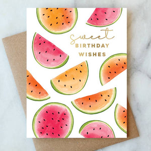 Watermelon Greeting Card | Birthday Wishes Card - PARK STORY